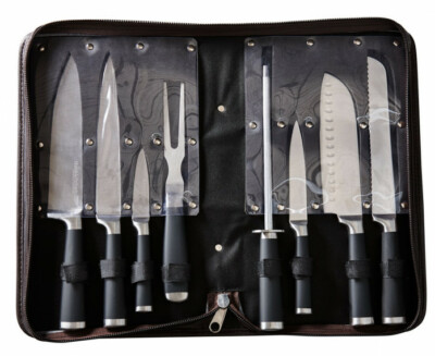 thinkkitchen Ono Katsura 9-Pc Knife Set with Case