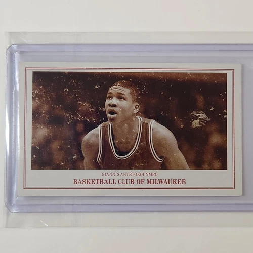 Giannis Antetokounmpo 2014 LEAF PECK & SNYDER PROMO #15 Rookie Card RC Rare