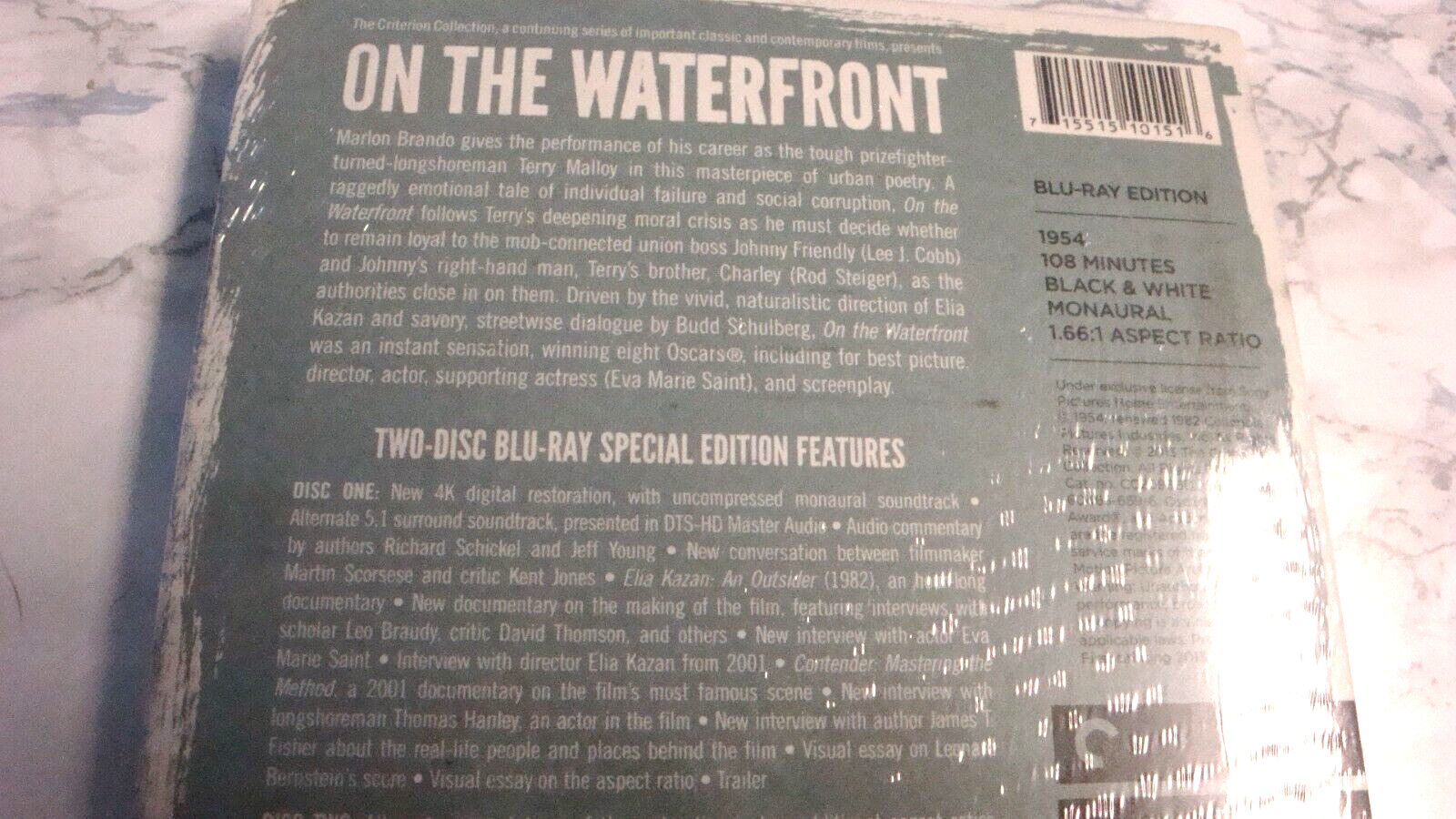On the Waterfront (Criterion Collection)*NEW* w/Hard Slip Cover* (Blu-ray, 1954)
