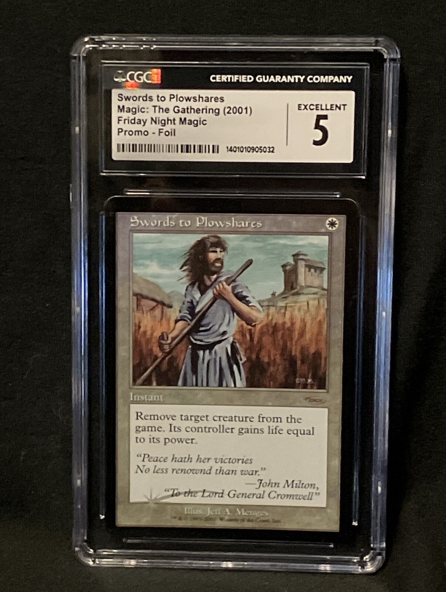 剣を鍬に/Swords to Plowshares プロモ　foil FOIL)剣を鍬に/Swords to Plowshares《英語》【FNM Promos】
