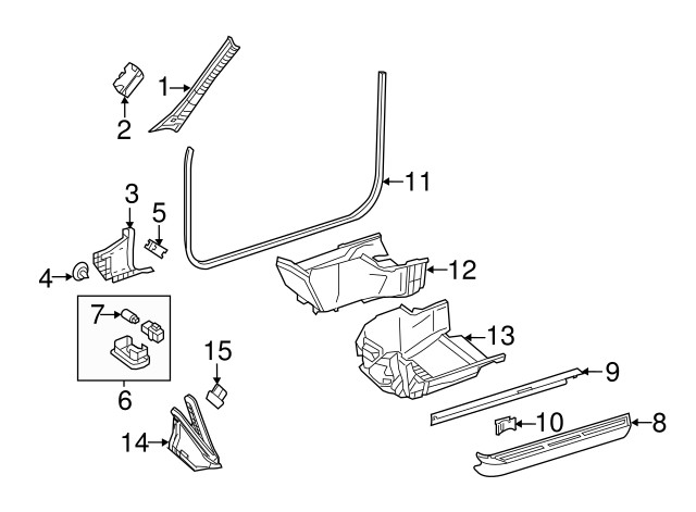 Mercedes Benz SLS AMG 2011-2015 Pedal Travel Sensor 2223001100
