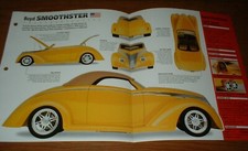 1937 FORD BOYD SMOOTHSTER SPEC SHEET BROCHURE PHOTO INFO AMERICAN HOT ROD 37