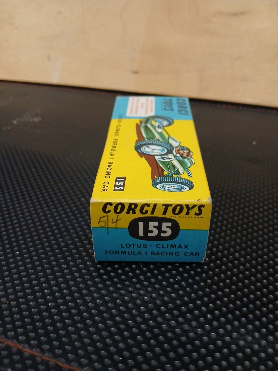 Corgi Toys Lotus Climax Formula 1 F1 #155 1/43 Vintage Die Cast