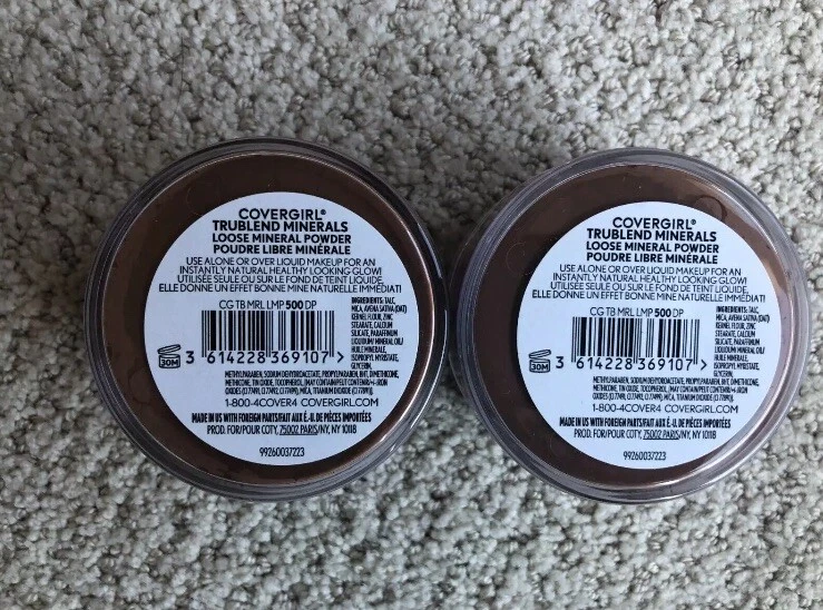 LOT OF 2 COVERGIRL TRUBLEND MINERALS LOOSE POWDER 500 DEEP FONCE - Image 3 of 3