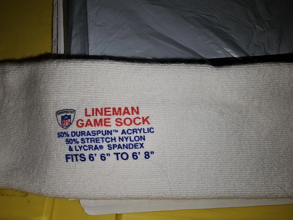 DALLAS COWBOY Auténtico Reebok NFL Lineman Juego Calcetines Equipo Emitido Azul Real Nuevo Foto 4 de 4