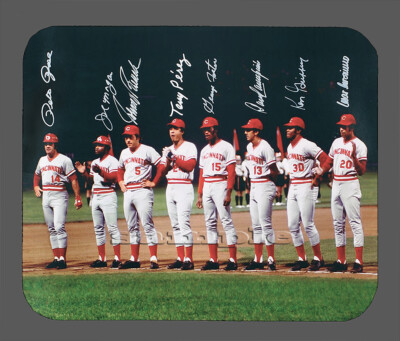 Big Red Machine Cincinnati Reds Facsimile Autographed Mouse Pad Item#6981 