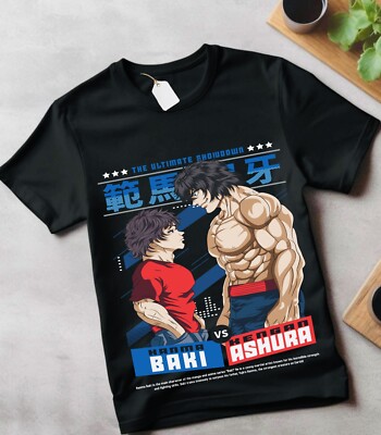 Baki the Grappler T-Shirt Baki Hanma Yujiro Hanma Baki Boxing Shirt gift for