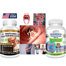 Super Colon Cleanse Parasite Detox and Probiotics for your healthy colon