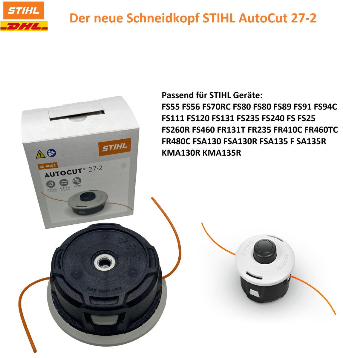 Spares2go Trimmerkopf – Kompatibel Mit Stihl Autocut Rasentrimmern