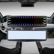 Jdm 8 Color Change Galaxy Mirror Led Light Clip-on Rear View Wink Rearview