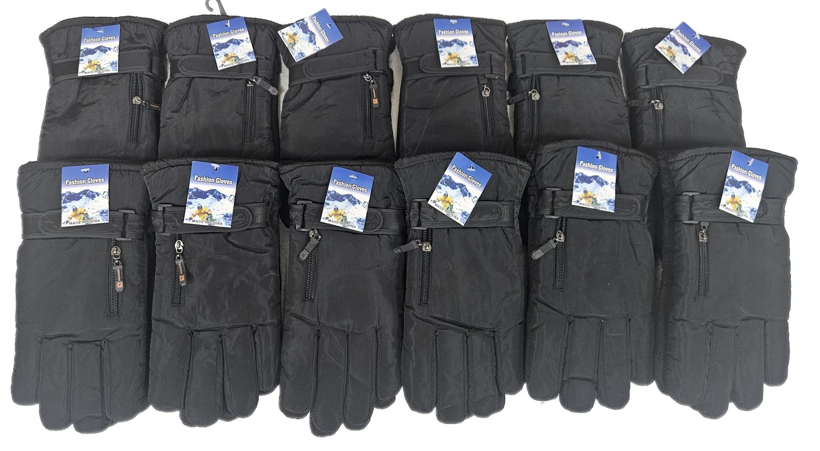 12-Pairs Winter Ski Gloves, Men Women Zipper Pocket Adjustable Strap Waterproof
Opens in a new windo