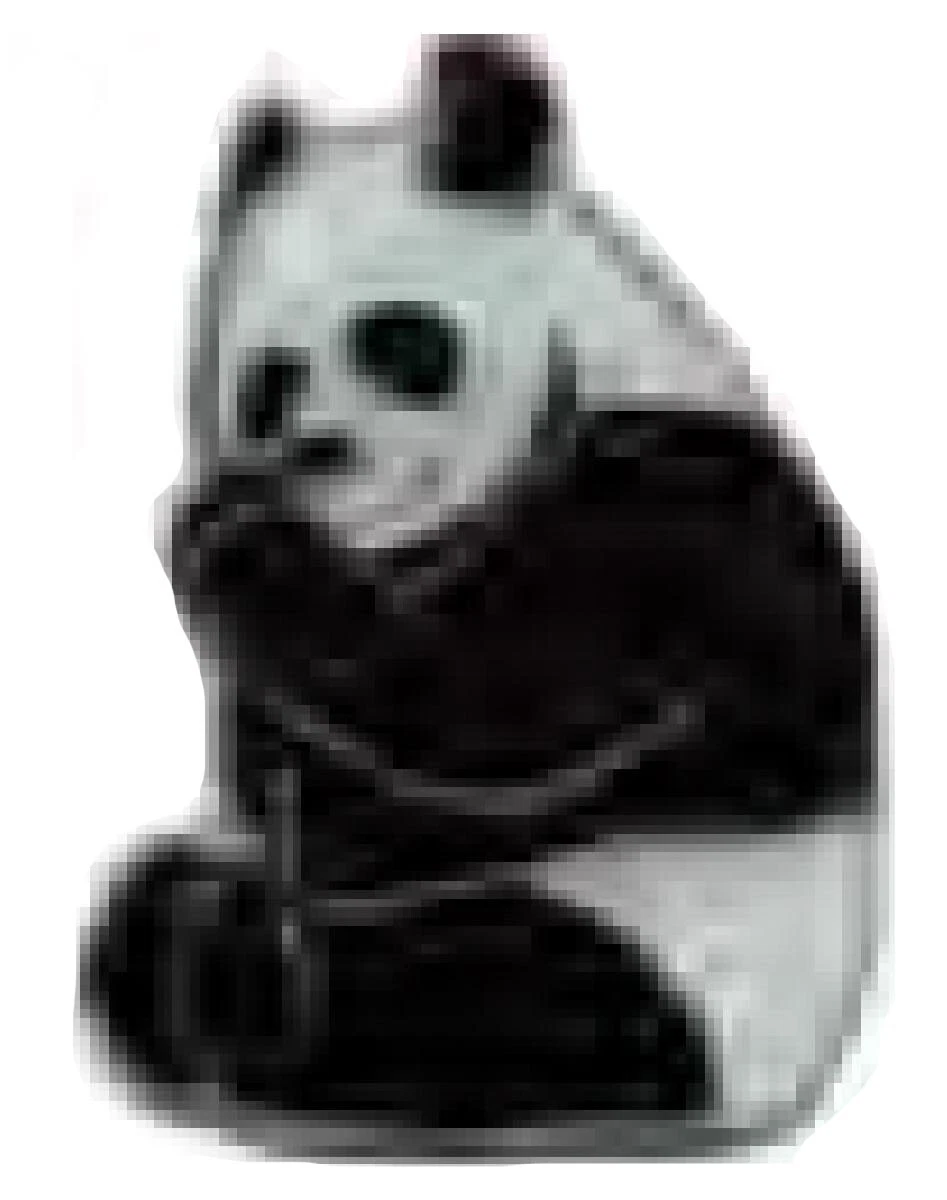 Pack of 50 Sitting Panda Bear Side View Bike Motorcycle Hat Cap Lapel Pin HP4823