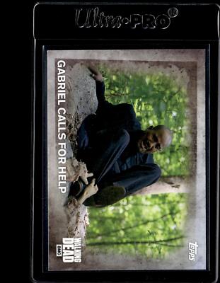2016 Topps The Walking Dead Season 5 #8 Gabriel Calls for Help
