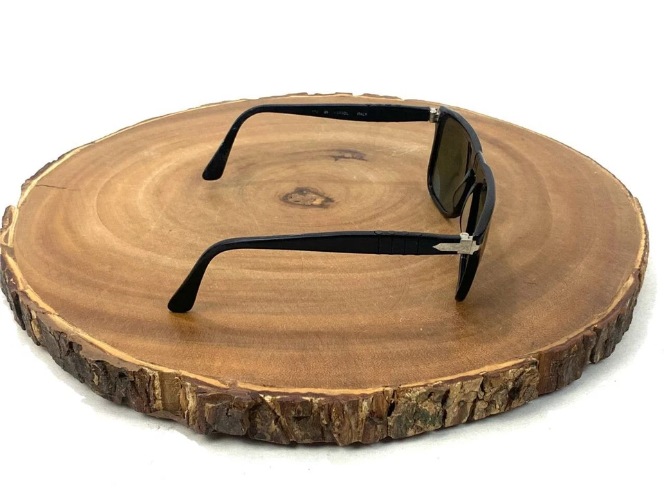 PERSOL Sunglasses As is 69233 Black Made in Italy 56 17 142 mm Pre-owned - Image 4 of 4