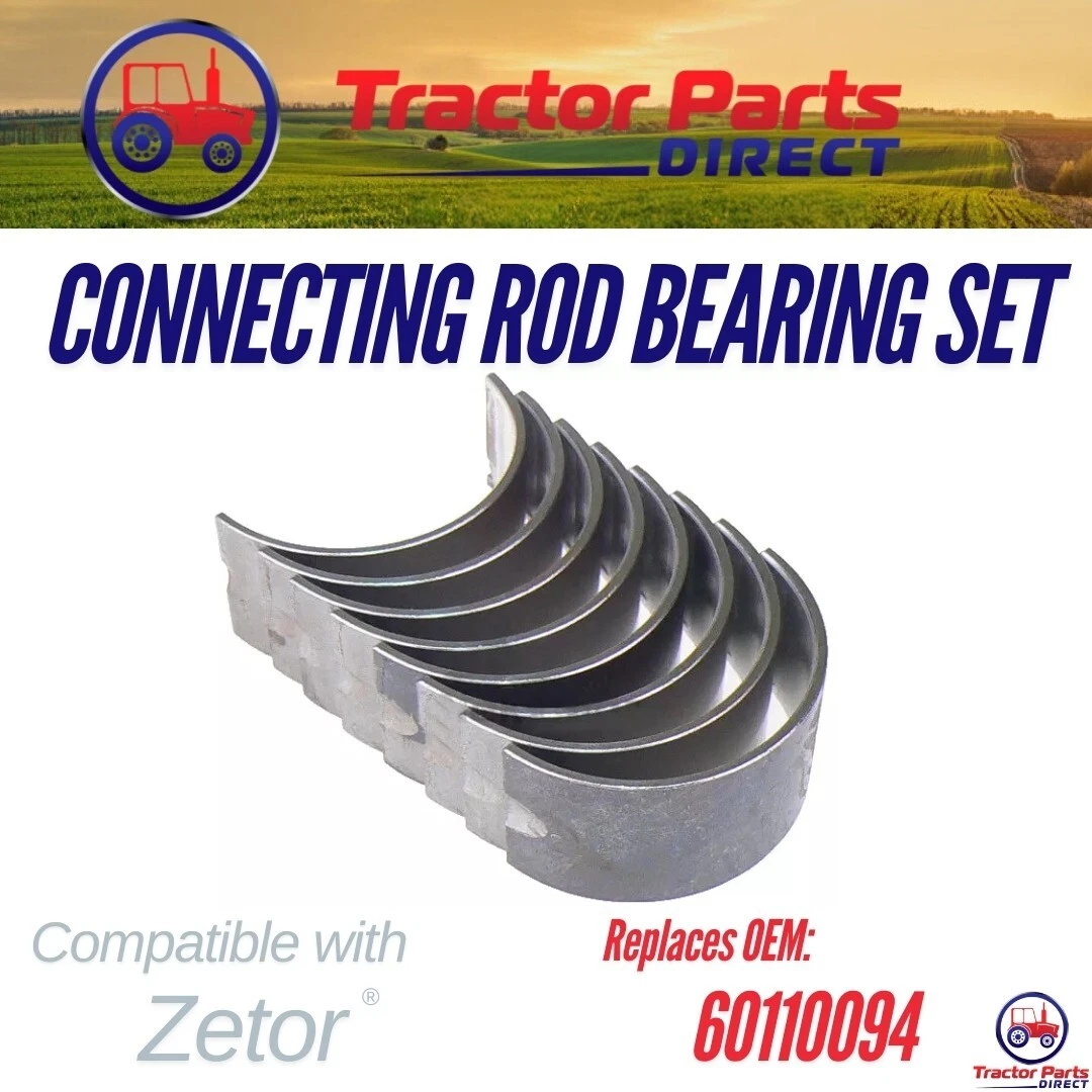 CONNECTING ROD BEARING SET comp w Zetor® Z4901 5001 5201 REPLC