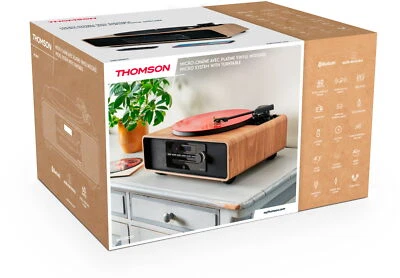 Thomson Bluetooth Plattenspieler Kompaktanlage MIC300TT CD USB Radio TH388879