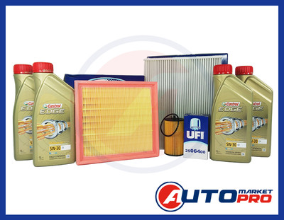 Filter Service Opel Corsa Und 1.2 51 Kw Benzin castrol edge Titan 5W30 C3