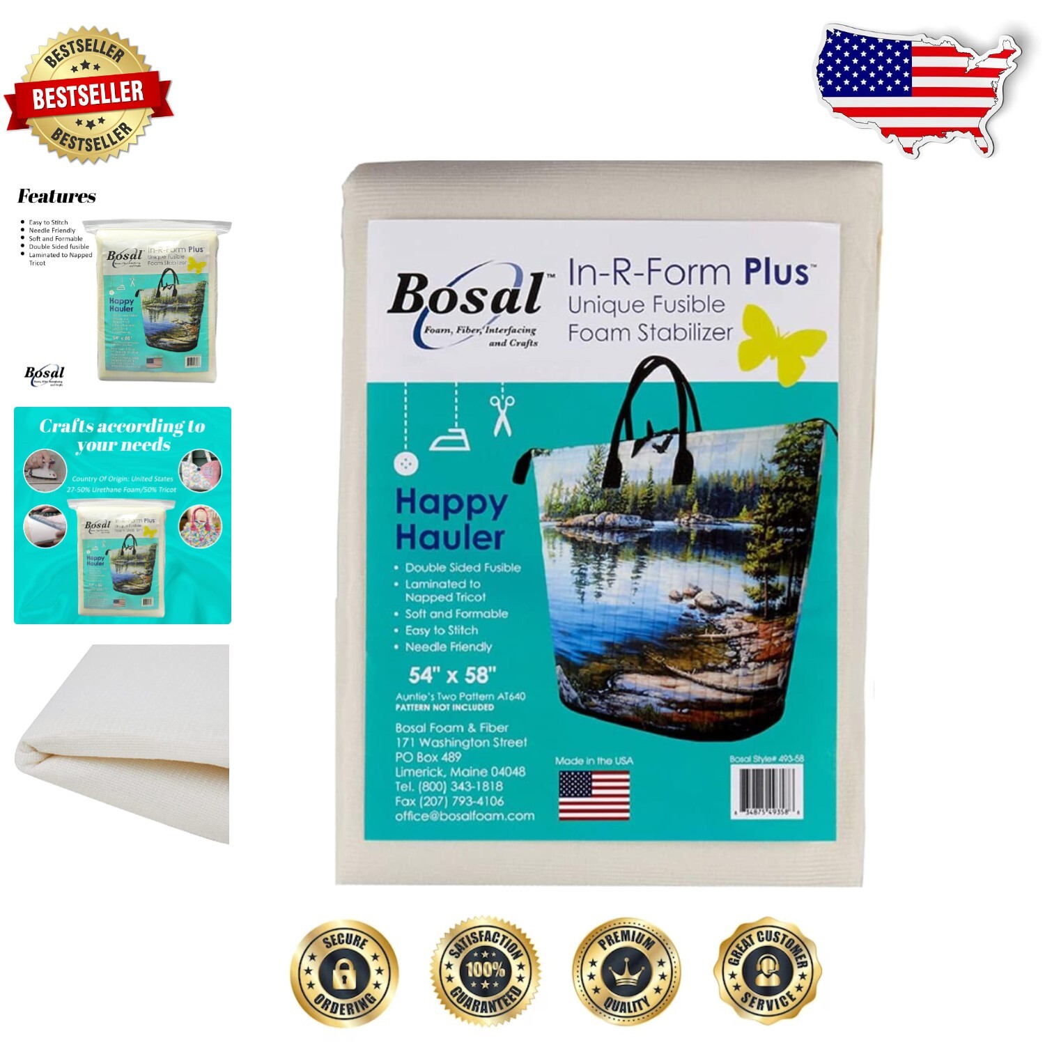 Soft Formable Double-Sided Foam Stabilizer for Easy Crafting