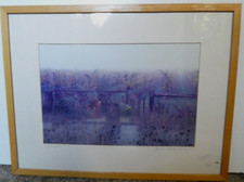 FRAMED SUZANNE DE PELSENAIRE PHOTOGRAPH WARRAMUNDA VINEYARD YARRA VALLEY 2002