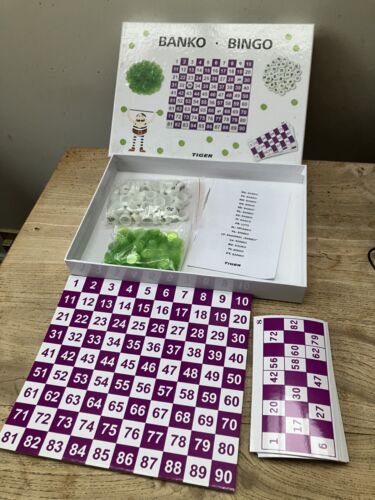Tiger -BANKO Bingo Game used VGC