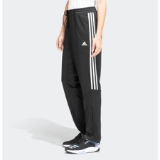Adidas Women's Sereno Pants Black Triple Stripe Track Pants Small 360 Pants