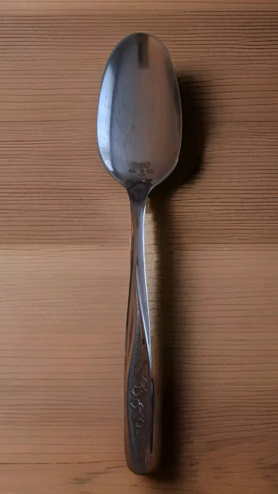 Superior Radiant Rose 10 cucharas soperas 7" cubiertos de acero inoxidable EE. UU. Foto 2 de 4