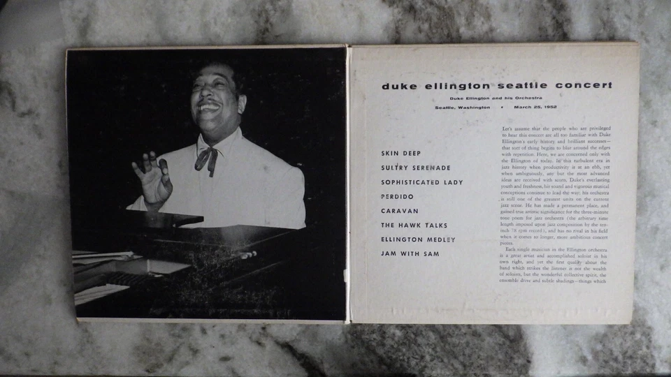 Duke Ellington and his Orchestra seattle concert March 25, 1952 - Image 2 of 4