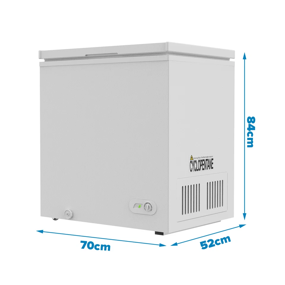 90L Upright Deep Freezer for Basement Laundry Room and Home - image 2 of 4