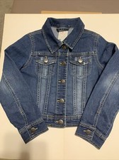 EST 1989 Children  s Place - Girl's Distressed Denim Jean Jacket Size M-7-8