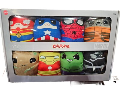 Disney 100 x Marvel - Cuutopia 5  Squishy Plush - Set of 8 |BRAND NEW| MATTEL