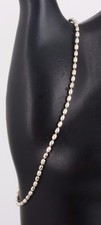 ITALY STERLING SILVER BALL CHAIN BRACELET FINE 925 7070