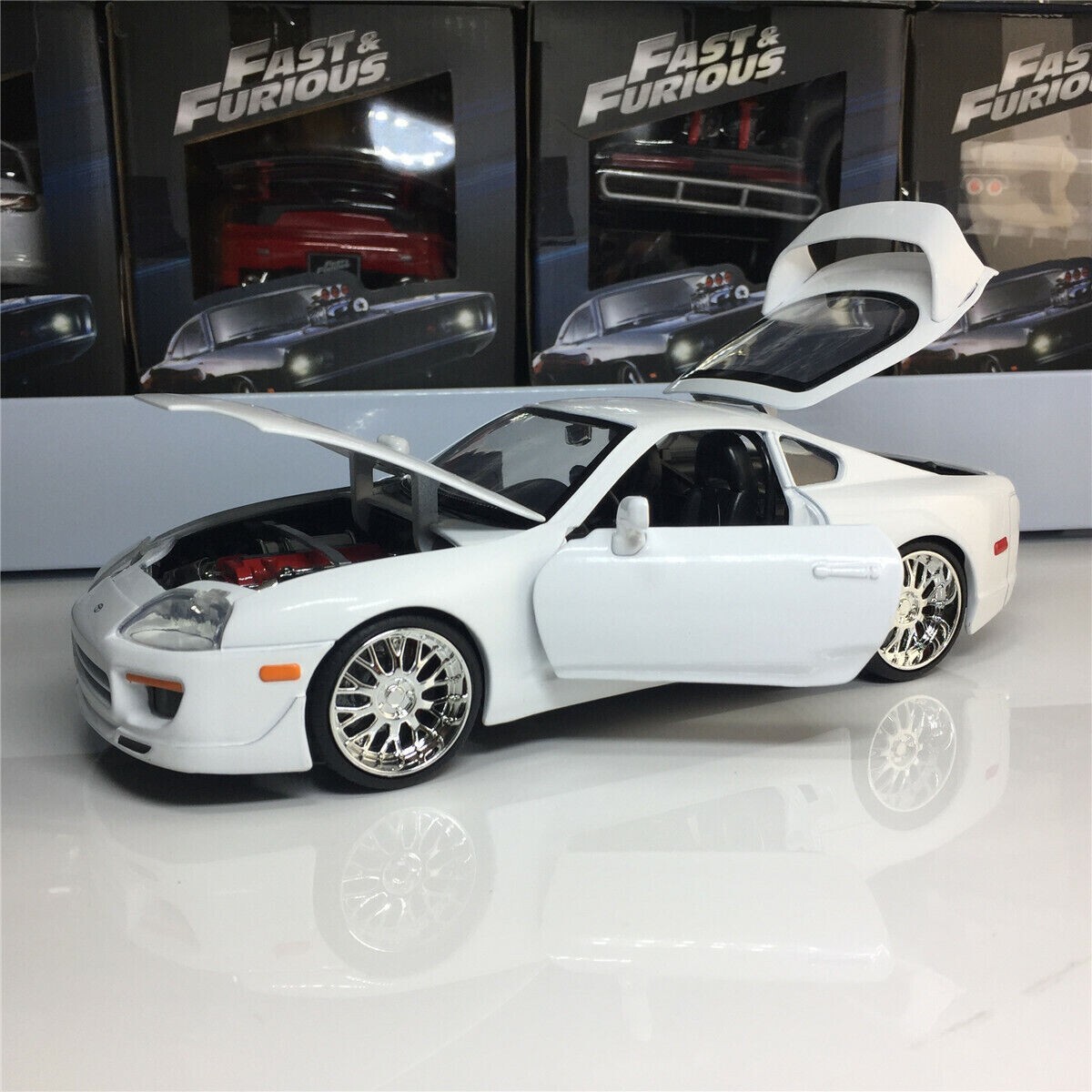 1995 Fast And Furious Brian's Toyota Supra, JADA Diecast Toy Car