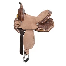 Double T Sedona Spinal Relief Barrel Style Horse Saddle - 14, 15 Inch