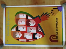 affiche fore - Contresignée par l'artiste - 