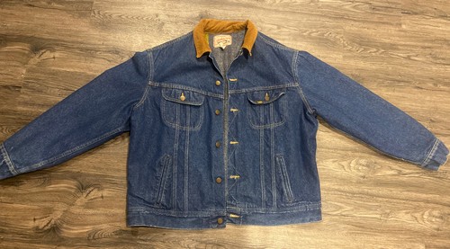 Denim Jean Jacket Blanket Lined 