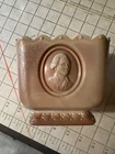 Fenton CHOCOLATE Independence Glass PATRIOT'S PLANTER Bicentennial VALLEY FORGE