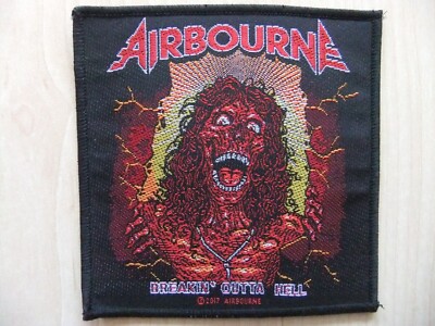 Airbourne Breakin' Outta Hell Aufnäher Patch AC/DC Bullet Shakra Royal Republic