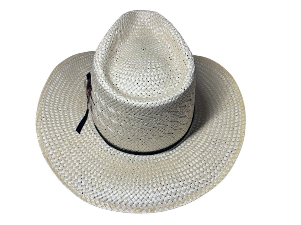 Chapeau Cowboy Vintage Bradford Castor - Taille 7 1/4 - Gris - Fabriqué USA - Style Western