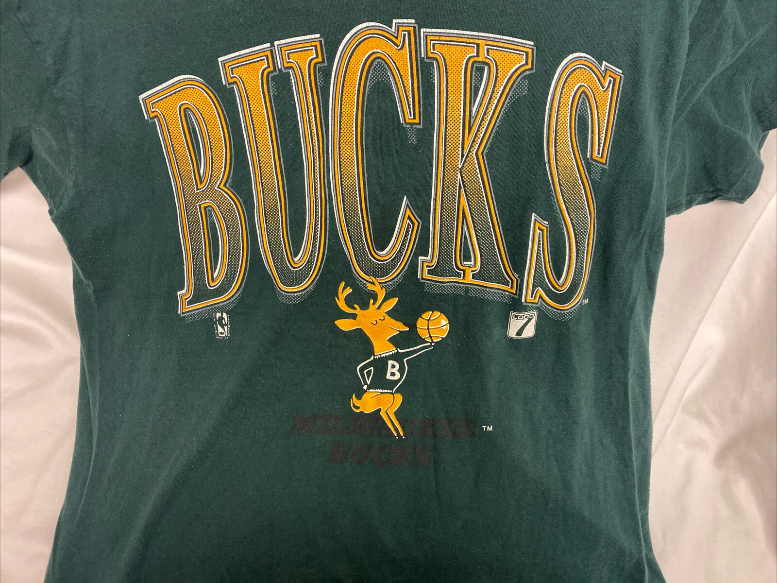 CustomCat Milwaukee Bucks Halloween Retro NBA T-Shirt Orange / 6XL