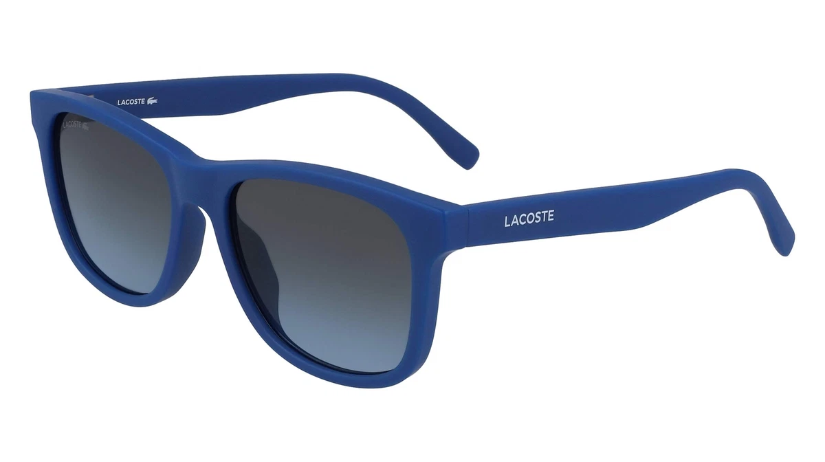 NEW Lacoste L3630S 424 Matte Blue Sunglasses with Blue Mirror Lenses Lacoste Mirrored Sunglasses for Men for sale | eBay main image 3