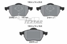 TEXTAR BREMSSCHEIBEN PRO+ BREMSBELÄGE WARNKONTAKT AUDI A3 8L1 VORN Ø312mm