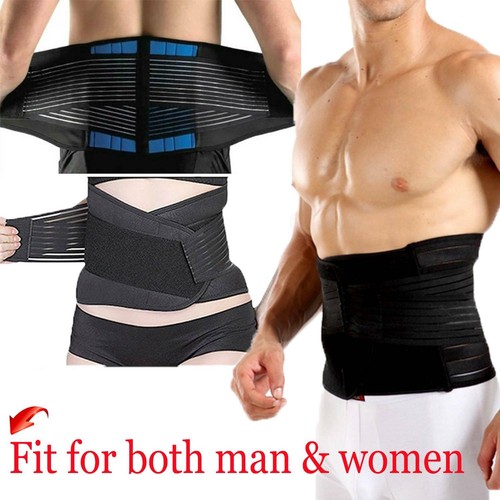 Adjustable Lower Back Brace Lumbar Support Waist Belt for Men Women Pain Relief - Picture 7 of 24