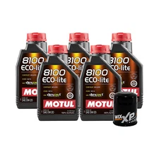 5L Motul 8100 ECO-LITE 0W20 Wix XP Filter Motor Oil Change Kit API SP-RC