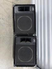 Pair Of Peavey 112HS Passive Single 12 W/ Floor Monitor Speaker