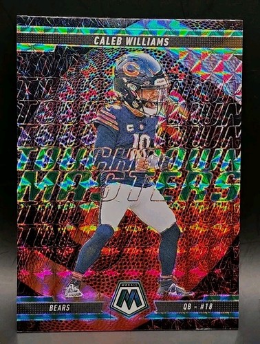 2025 Panini Mosaic - Touchdown Masters Caleb Williams #13 Green Mosaic Prizm