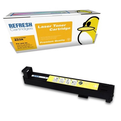 Refresh Patronen Ersatz gelb CB382A/823A Toner kompatibel mit HP