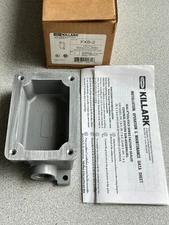 NEW Killark FXB-2 Dead End Splice Box, Hub Size 3/4", Hazardous Location