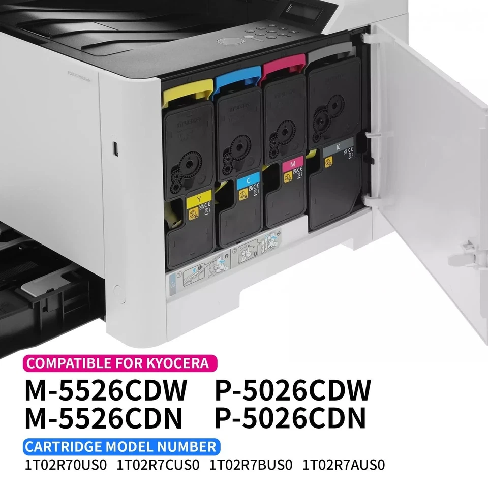 ** NEW Kyocera Toner Cartridges | TK-5242 / 1T02R70US0 | Black/Color | 4-Pack ** - Image 2 of 4