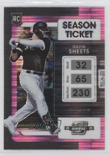 2022 Panini Chronicles Contenders Optic Pink Pulsar Prizm Gavin Sheets #6 0o52