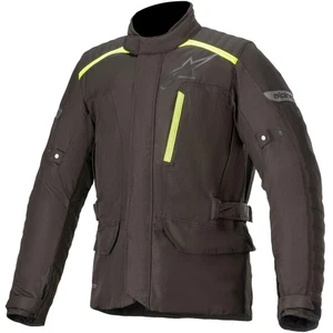 Alpinestars Motorbike Motorcycle Gravity Drystar Textile Jacket Black Yellow Flo